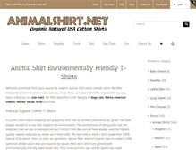Tablet Screenshot of animalshirt.net